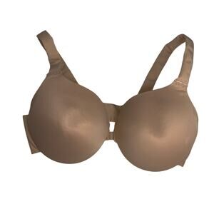 SPANX Bra-llelujah Full Coverage Bra 40D Nude Beige Wireless Comfort Minimizer